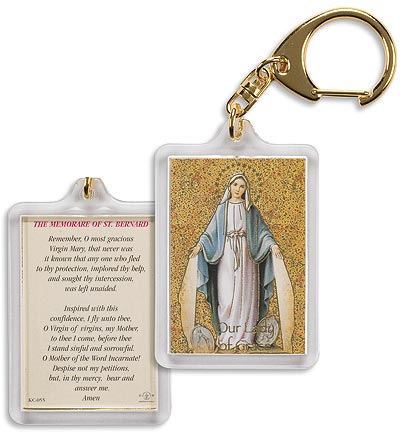 Our Lady Keychain (Memorare)